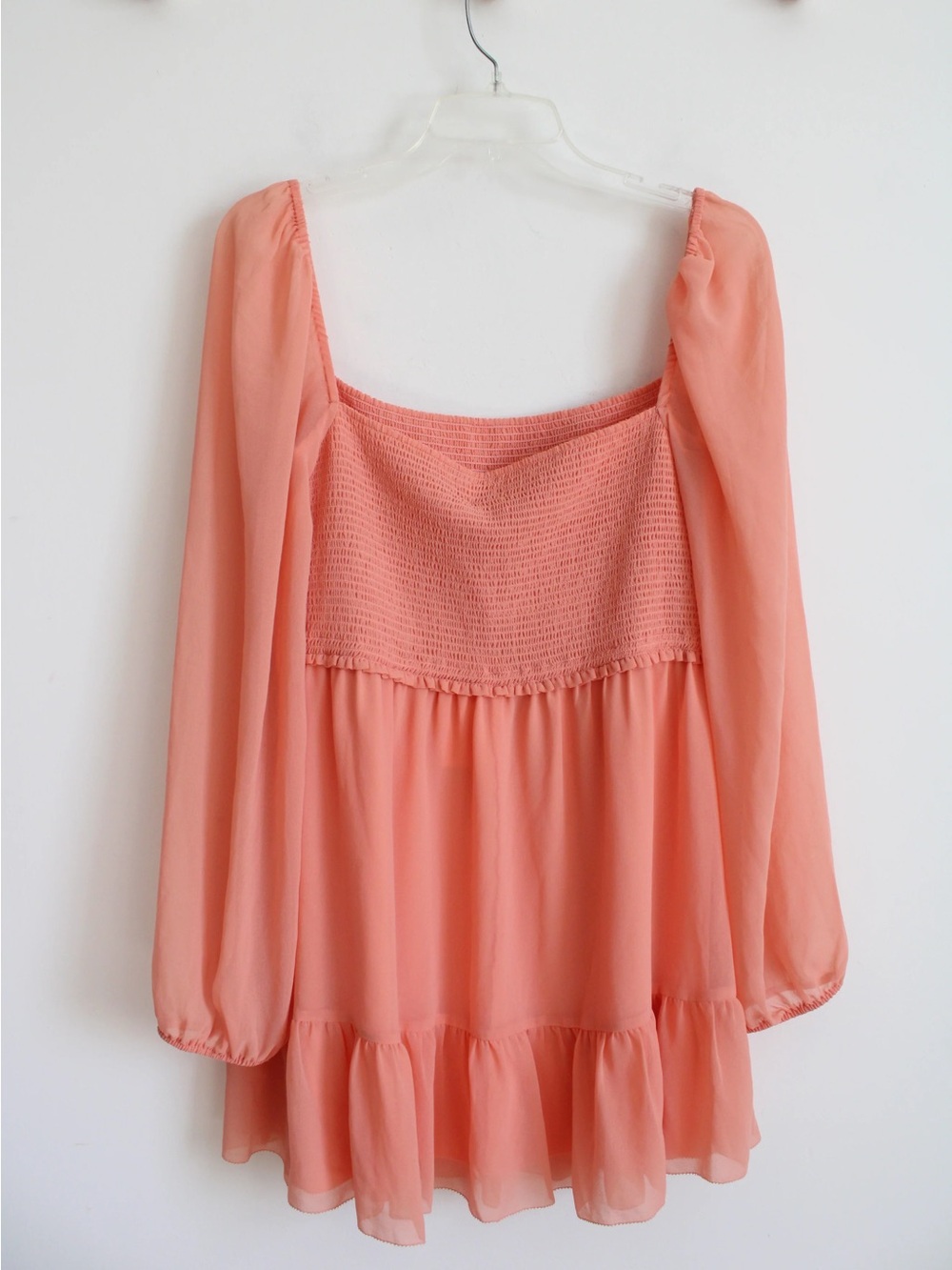 Aritzia Coral Pink Mini Dress